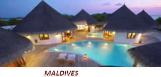  Maldives (451 Kilomètres au sud de l'Inde) 