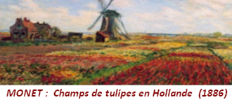 Champs de tulipes en Hollande