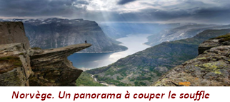 Norvège.Un panorama à couper le souffle