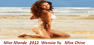 Miss Monde Wenxia Yu (Miss Chine) 