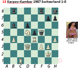 Puzzle 13  Karpov-Kamber Chess Beauty puzzles