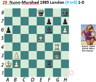 Puzzle 29  Nunn-Murshed  (# in 5)